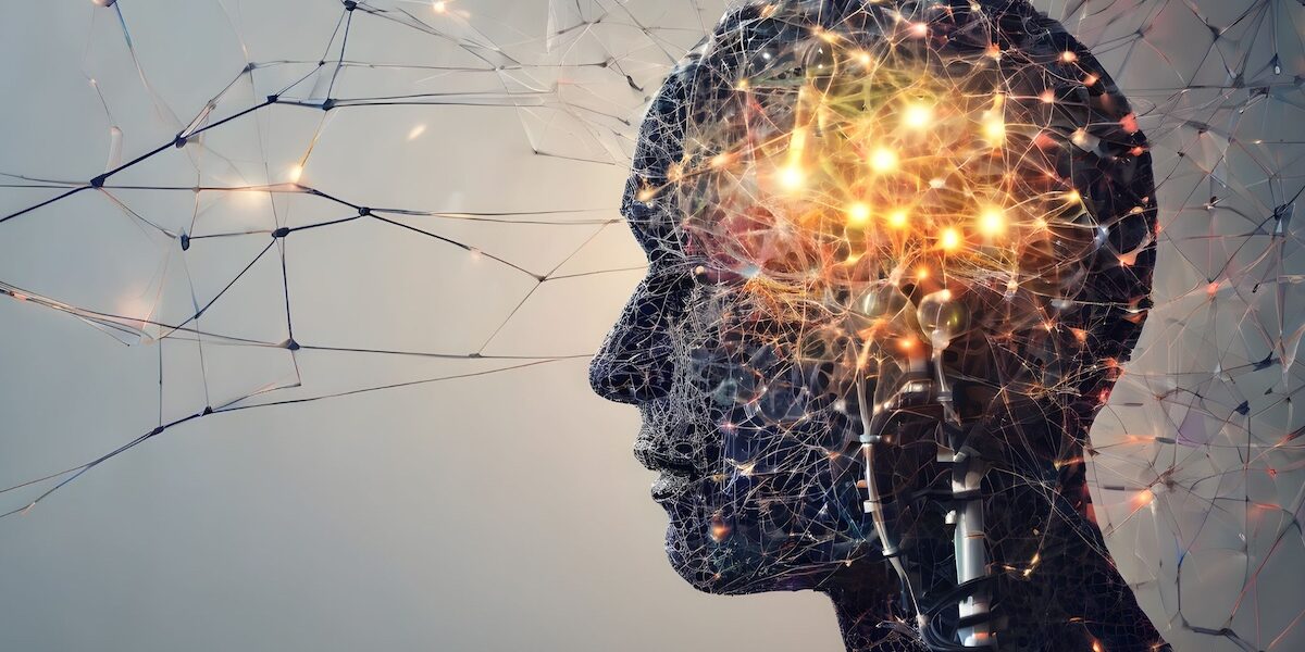 Brain firing in many different places.